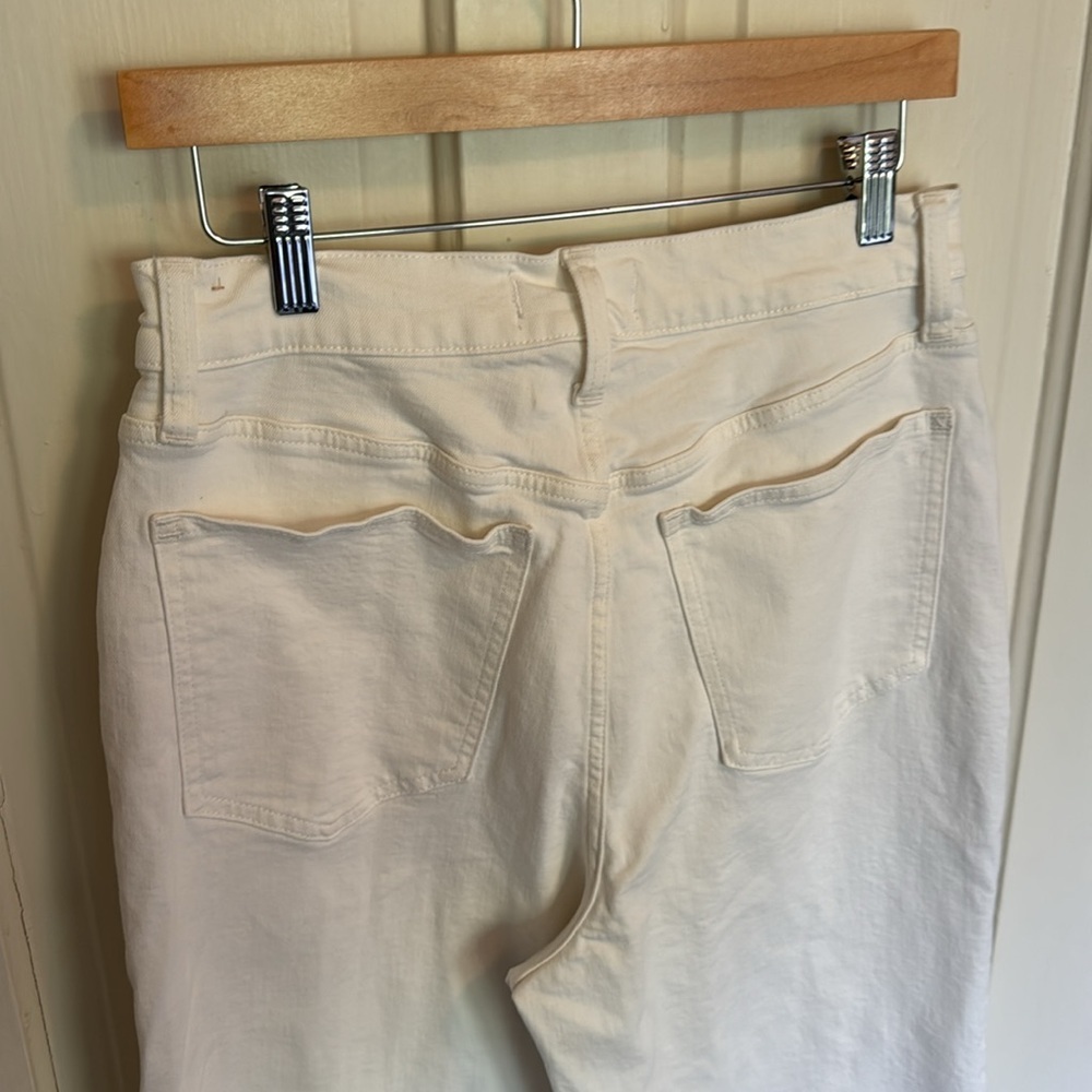 Madewell The Perfect Vintage Wide-Leg Crop Jean in Tile White - Picture 7 of 10
